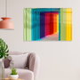 Wallity Cuadro Decorativo de Cristal Templado Multicolor 30 x 45 cm